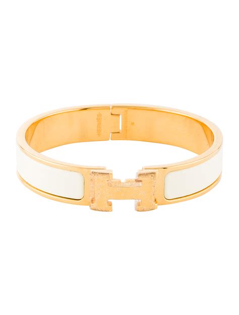 hermes bracelet 18k gold|Hermes gold bracelets for women.